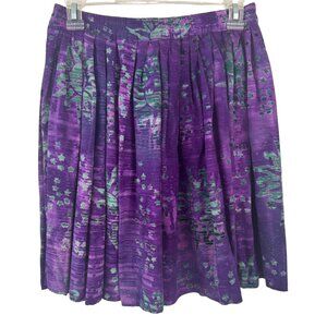 Eagle Ray Traders Batik Skirt Purple Blue Size Mediuim